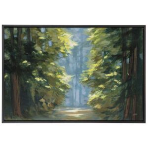 Sunlit Forest Blue Crop