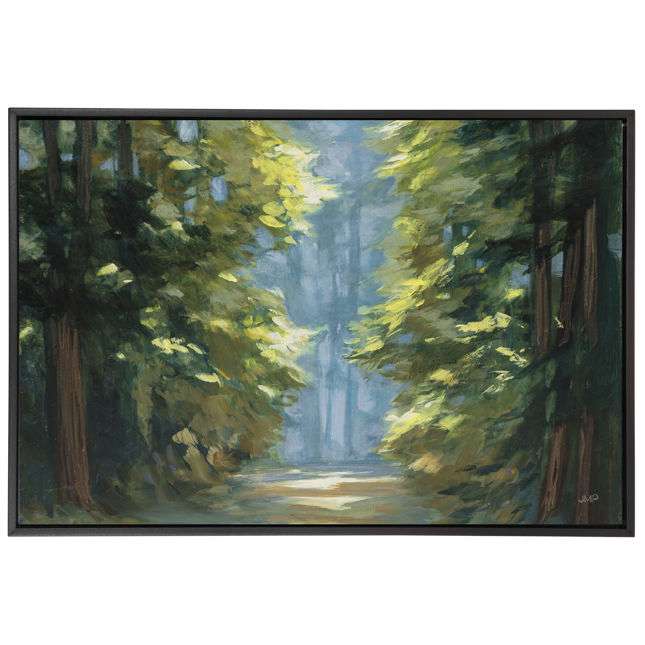 Sunlit Forest Blue Crop