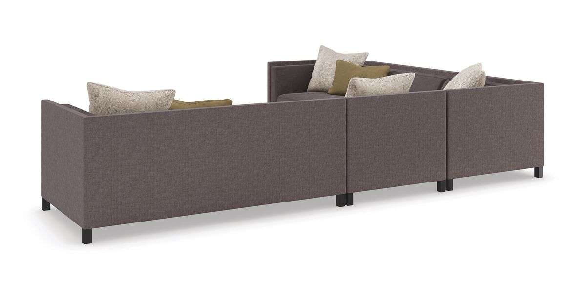 Caracole Upholstery Tuxedo Sectional - Image 19