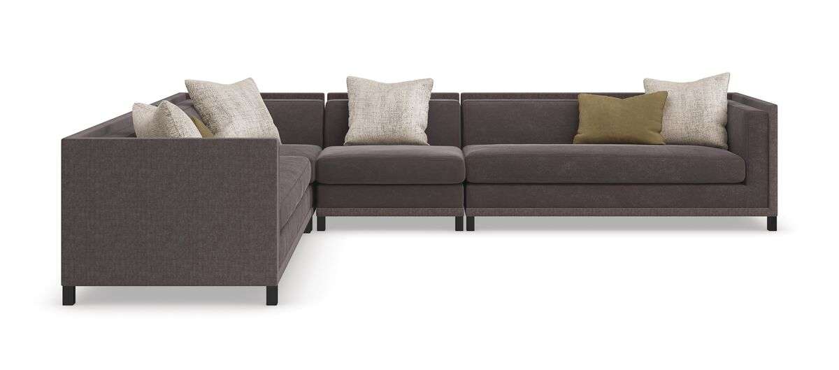 Caracole Upholstery Tuxedo Sectional - Image 17